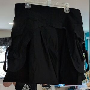 Black Skirt with Pockets Killstar